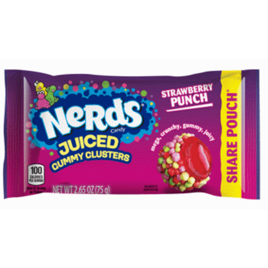 Nerds Strawberry Punch Juiced Clusters Share Packs - 2.65oz / 12ct