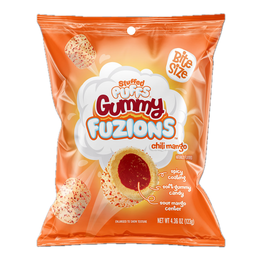 Stuffed Puffs Chili Mango Gummy Fuzions - 4.36oz