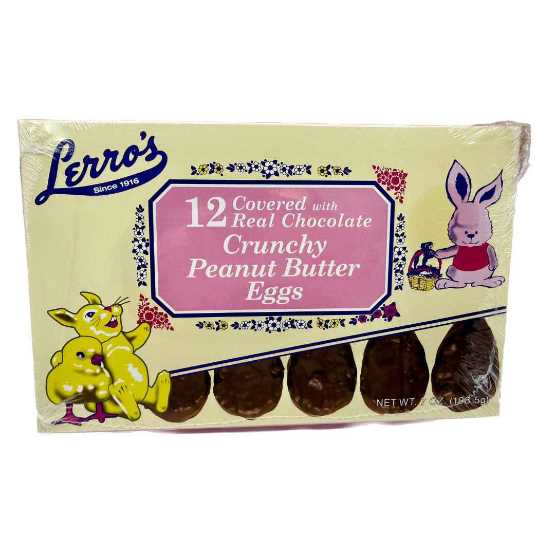 Lerro's Crunchy Peanut Butter Eggs - 12ct