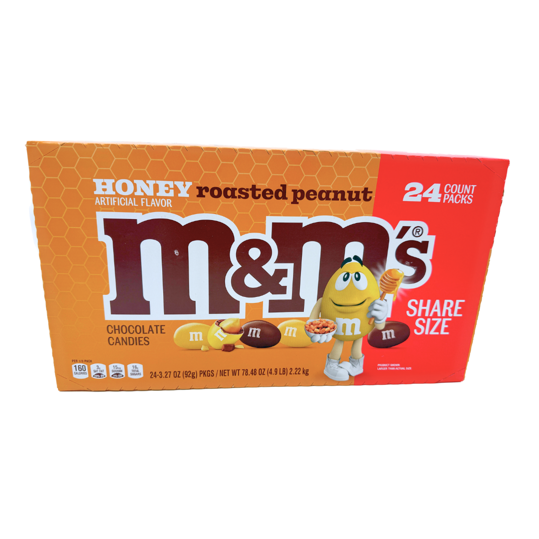 M&M's Honey Roasted Peanut - 3.27oz / 24ct – Blair Candy Company