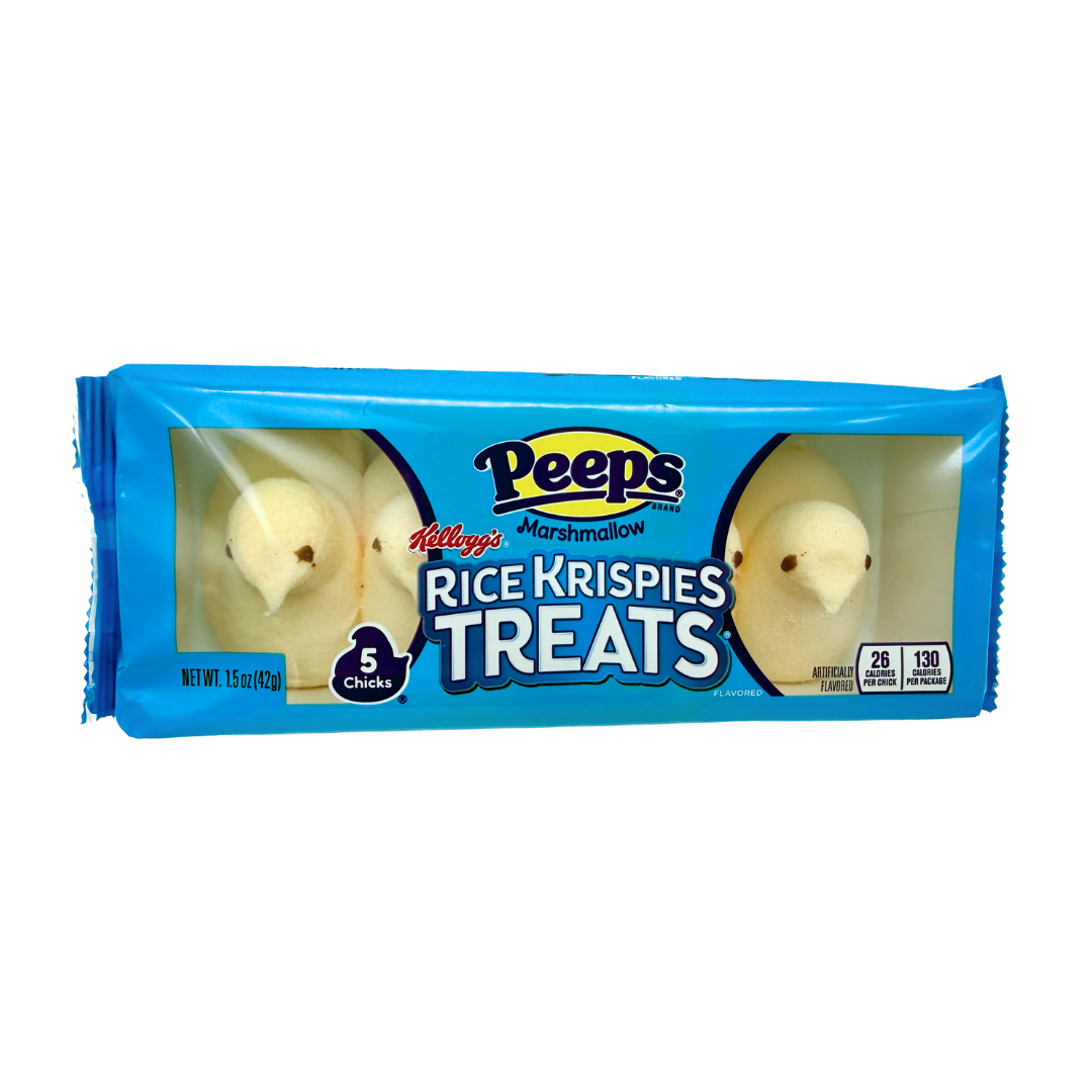 PEEPS Marshmallow Rice Krispy Treats Chicks - 5ct