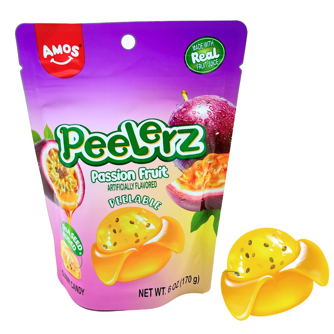 AMOS Peelerz Passion Fruit - 6oz – Blair Candy Company