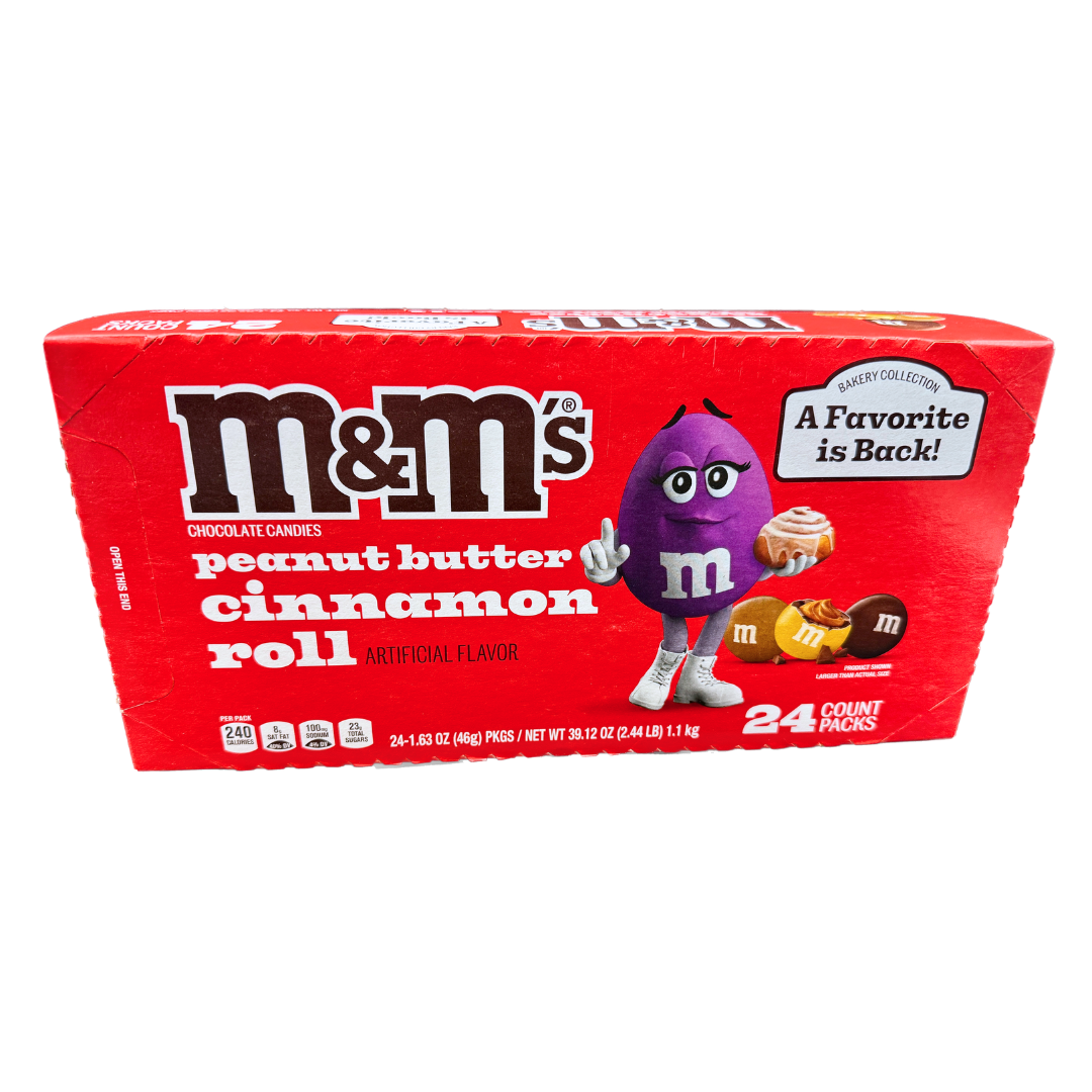 M&M'S Peanut Butter Cinnamon Roll - 1.63oz / 24ct
