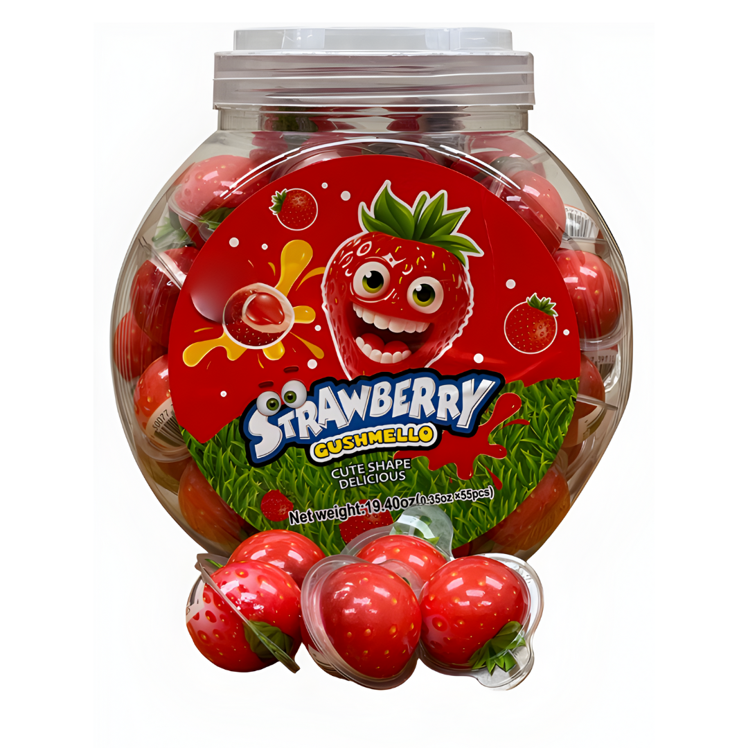 Strawberry Gushmello Gummy Candy - 0.35oz / 55ct