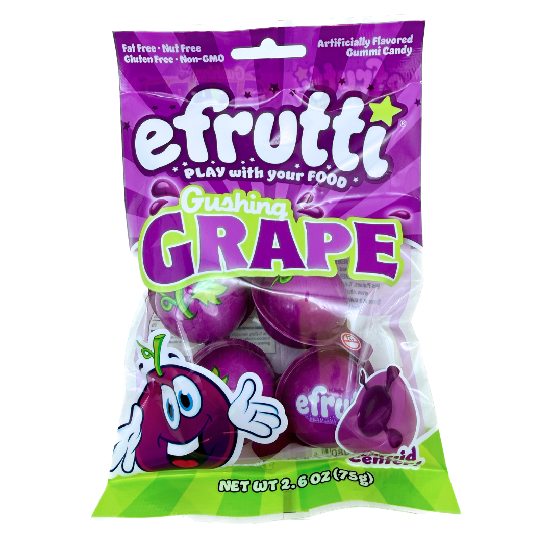eFrutti Gushing Grape Gummi Candy - 2.6oz
