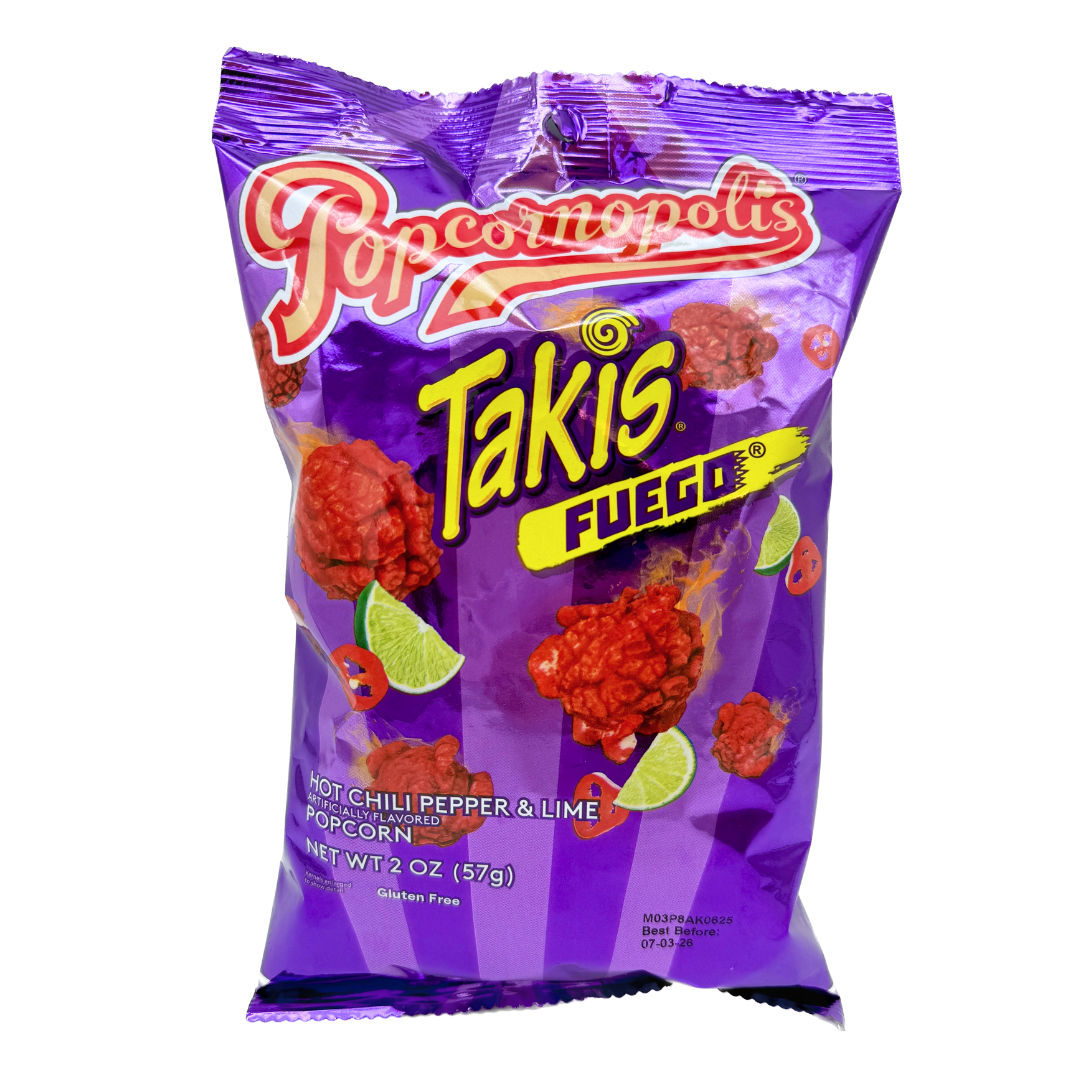 Takis Fuego Hot Chili Pepper & Lime Popcorn - 2oz
