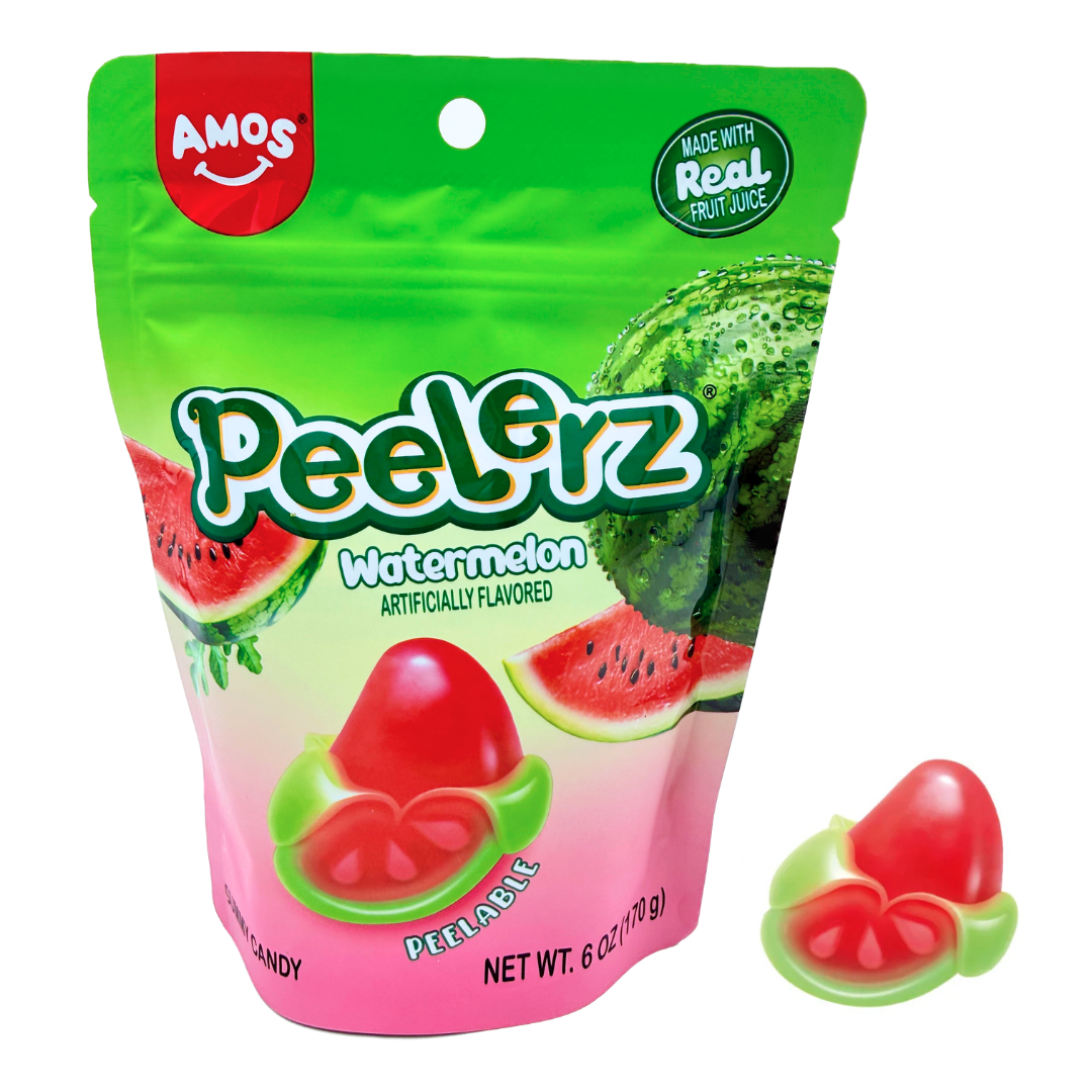 AMOS Peelerz Watermelon - 6oz – Blair Candy Company