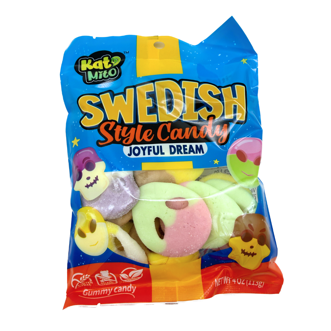 Swedish Style Joyful Dream Assorted Gummy Candy - 4oz