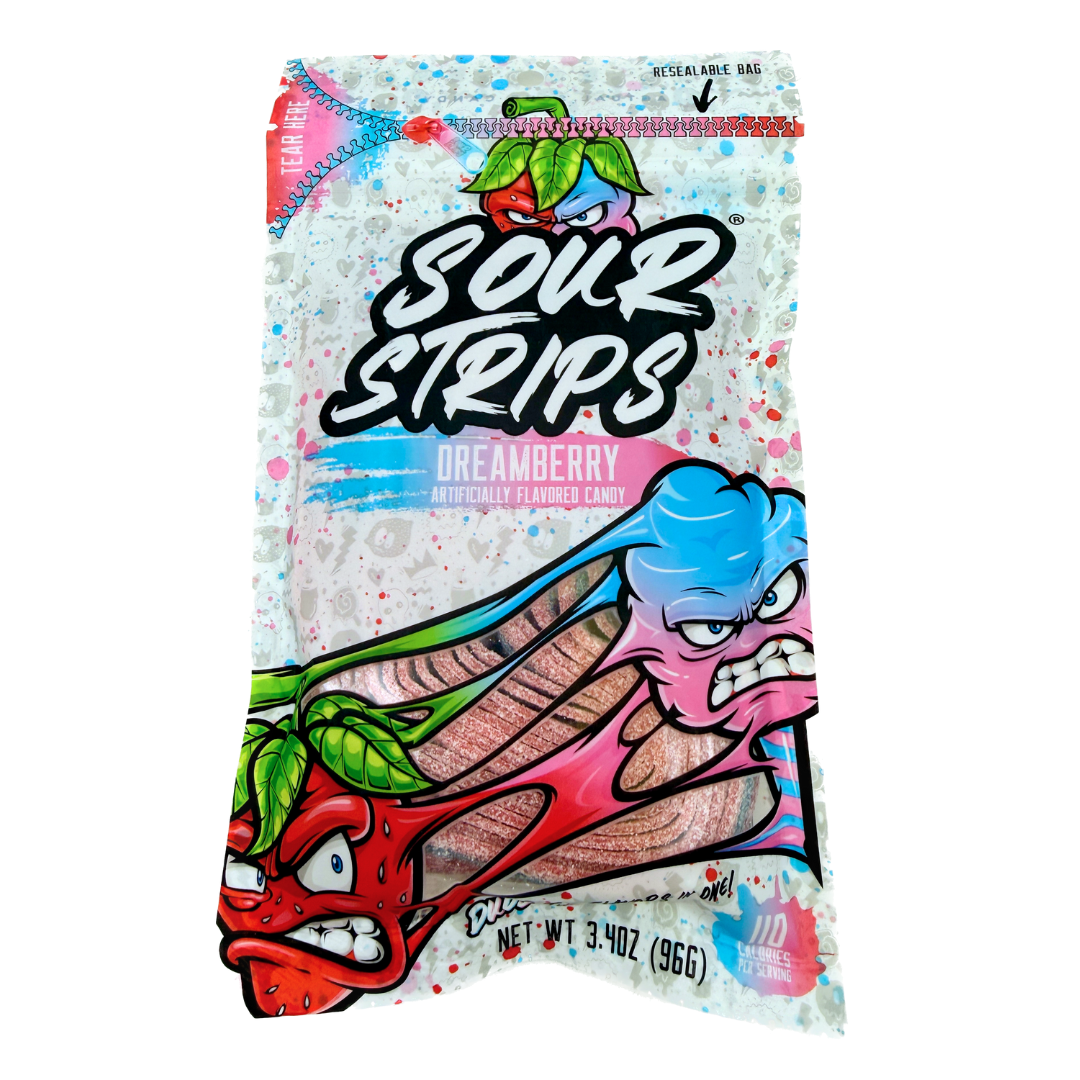 Sour Strips Dreamberry - 3.4oz