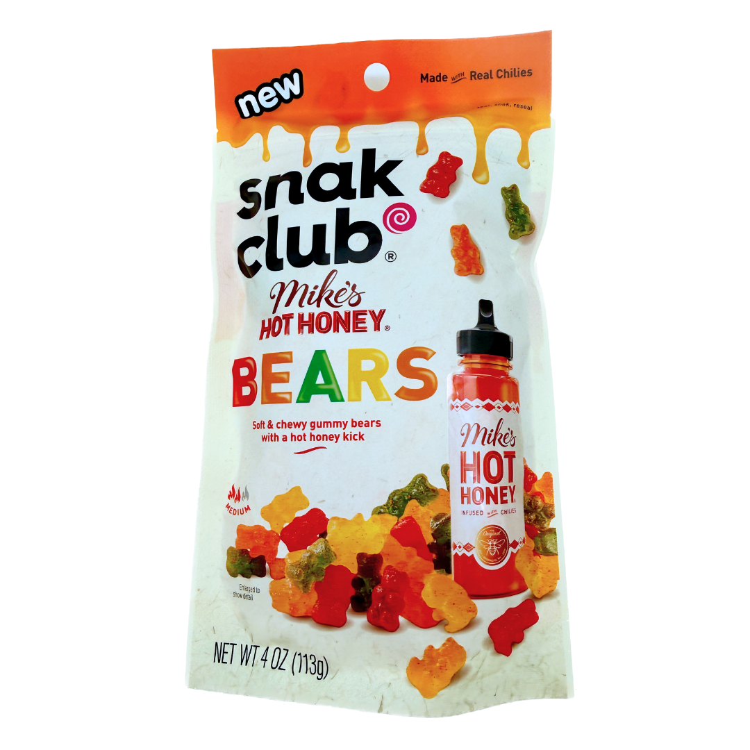 Snack Club Mike's Hot Honey Gummy Bears - 4oz