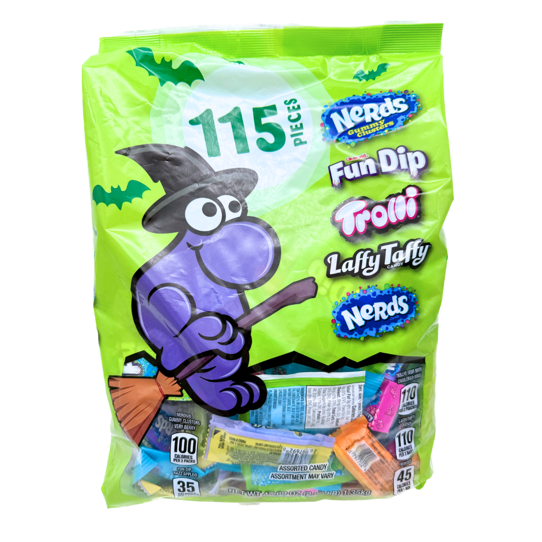 Witch's Brew 115 Piece Assorted Halloween Candy Bag - 47.69oz