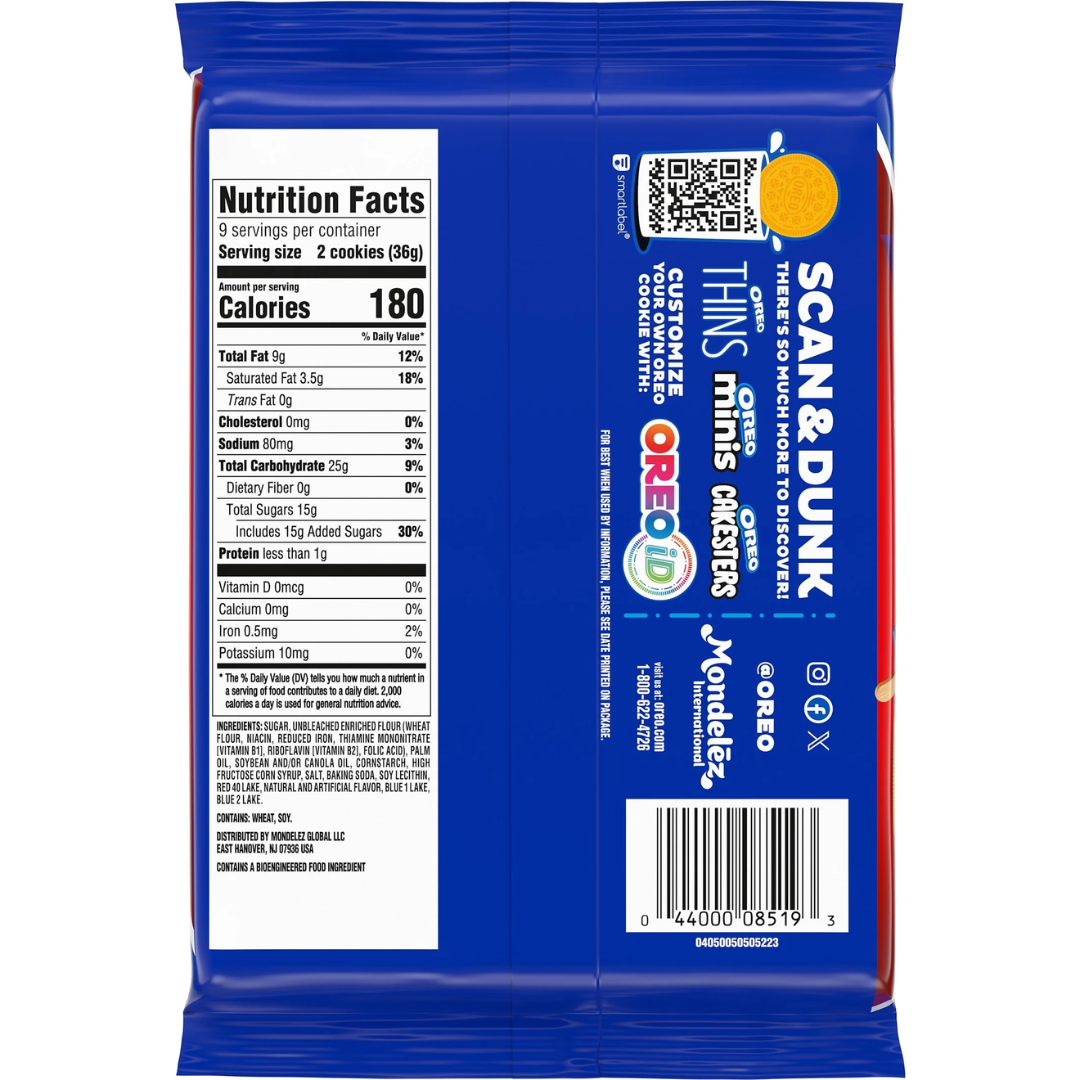 Oreo Limited Edition Firecracker Pop Sandwich Cookies - 11.46oz