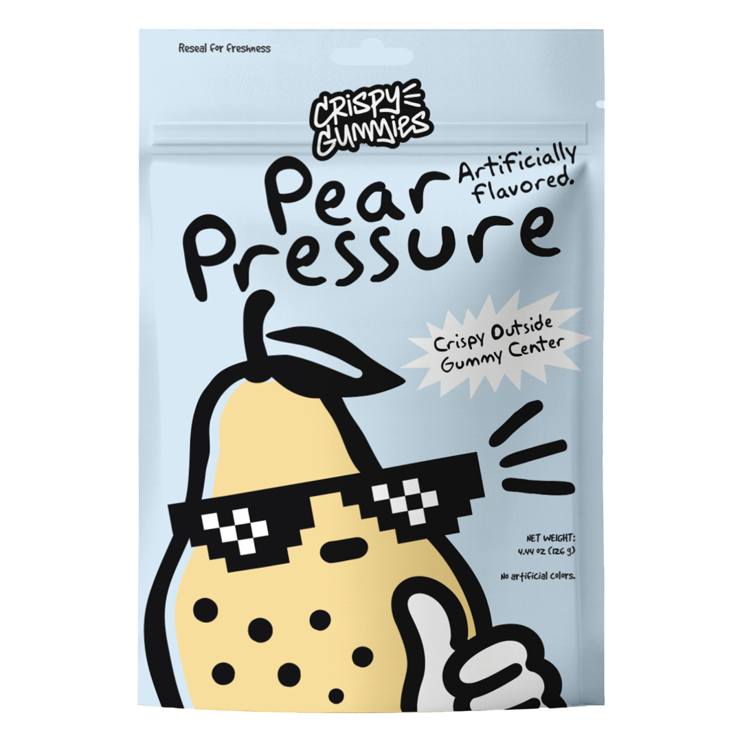 Pear Pressure Crispy Gummies - 4.44oz