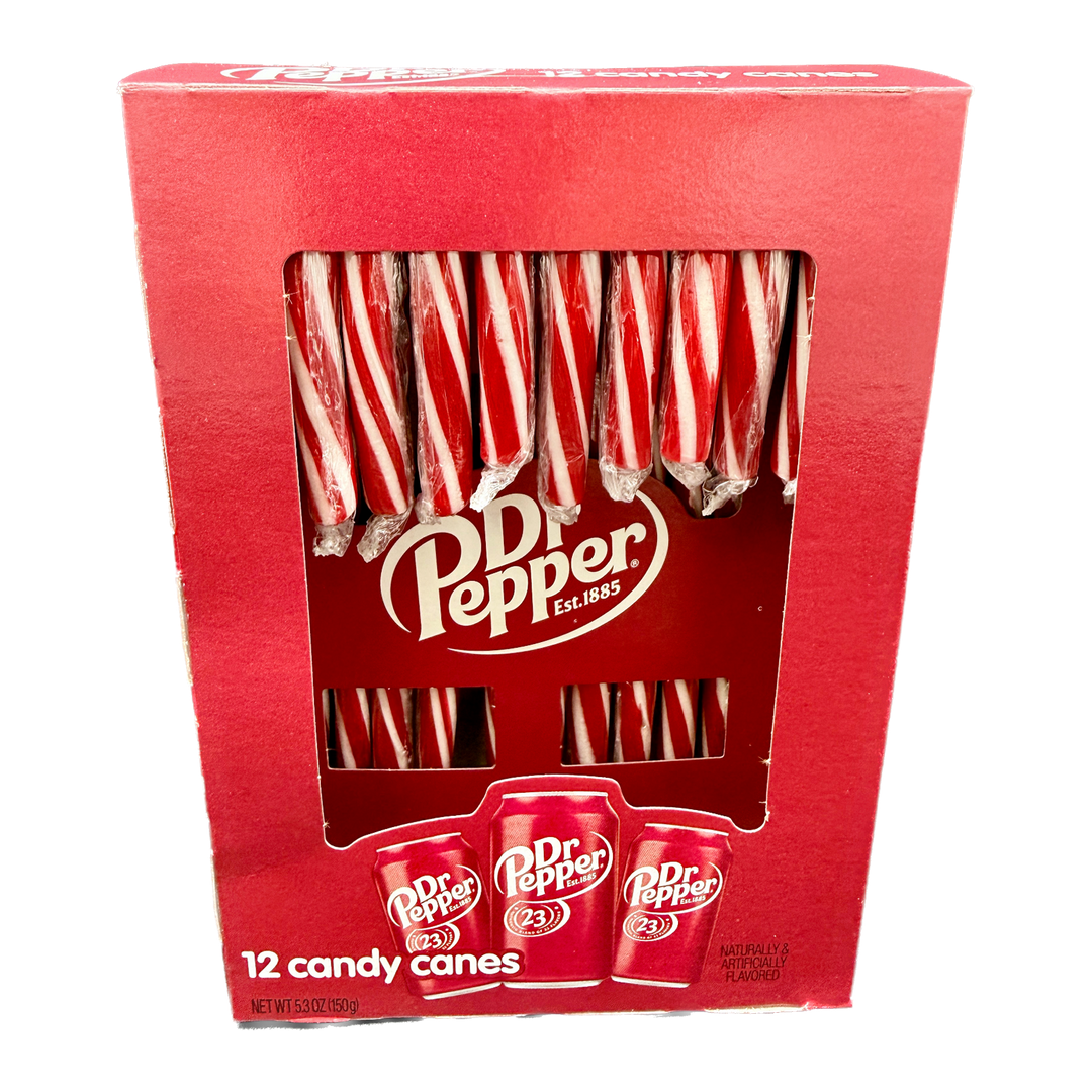 Dr. Pepper Candy Canes - 12ct