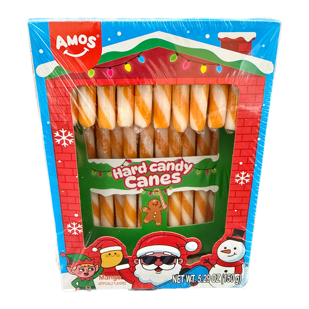 AMOS Mango Candy Canes - 12ct