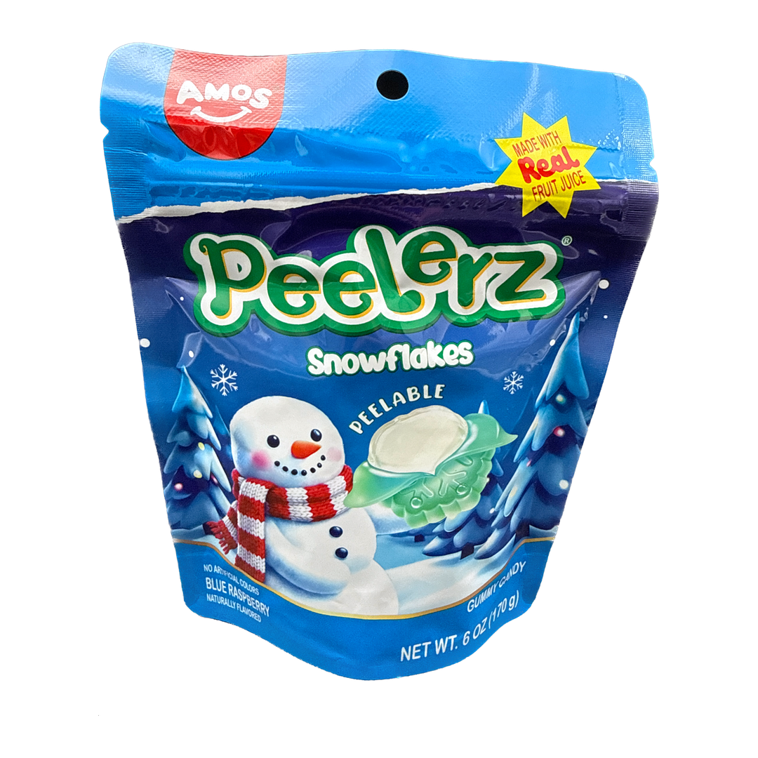 AMOS Peelerz Gummy Snowflakes - 6oz
