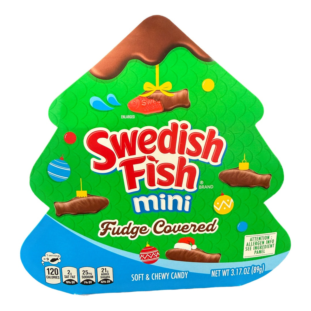 Mini Fudge Covered Swedish Fish - 3.17oz