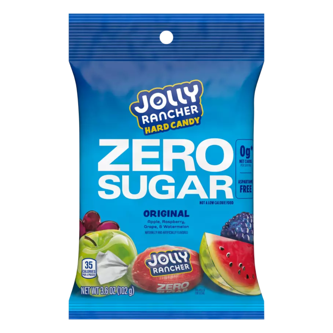 Jolly Rancher Zero Sugar Original Flavors Hard Candy - 3.6oz