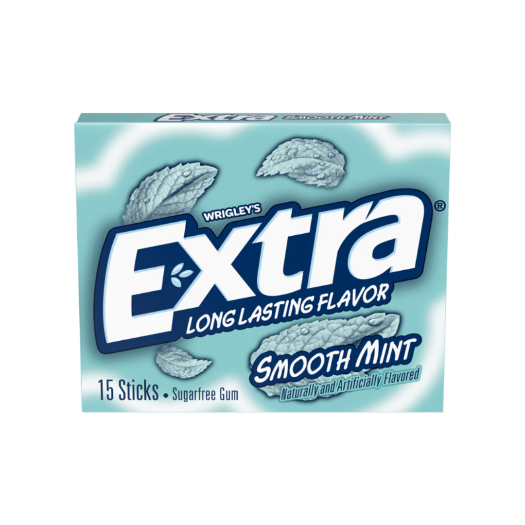 Extra Smooth Mint Sugarfree Gum - 15pc / 10ct
