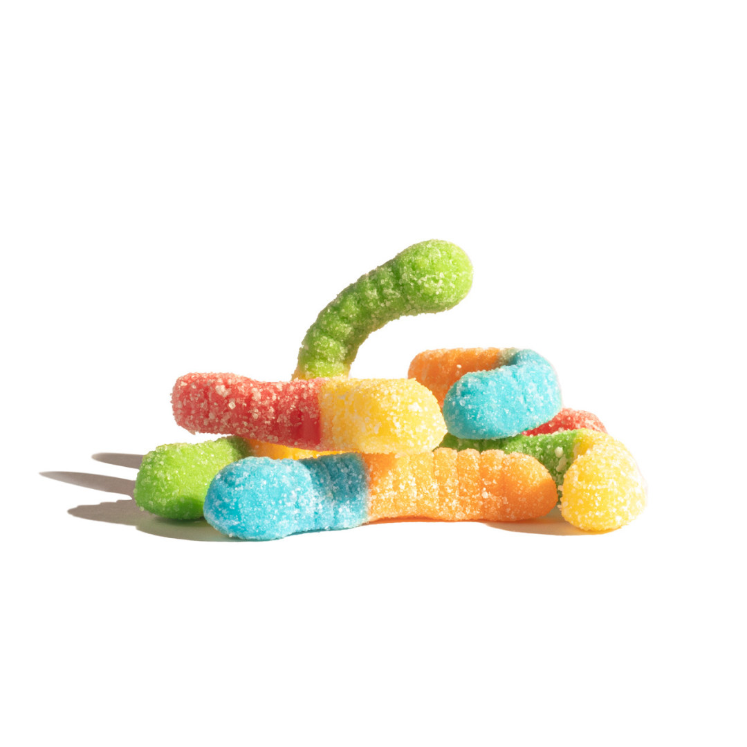 Albanese Sour Mini Neon Gummi Worms - 4.5lb