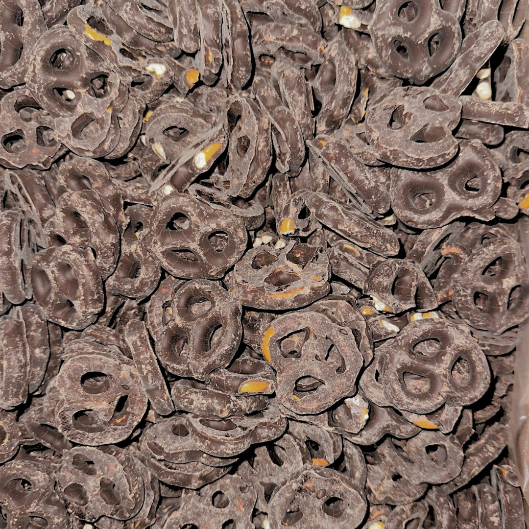 Dark Chocolate Covered Pretzels - 15lb