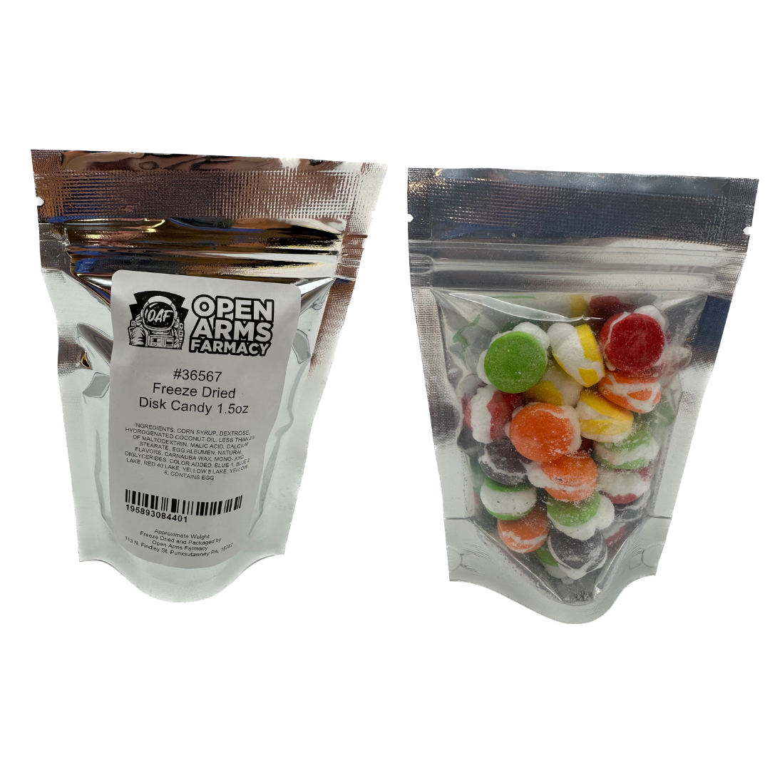 Freeze Dried Disc Candies - 1.5oz