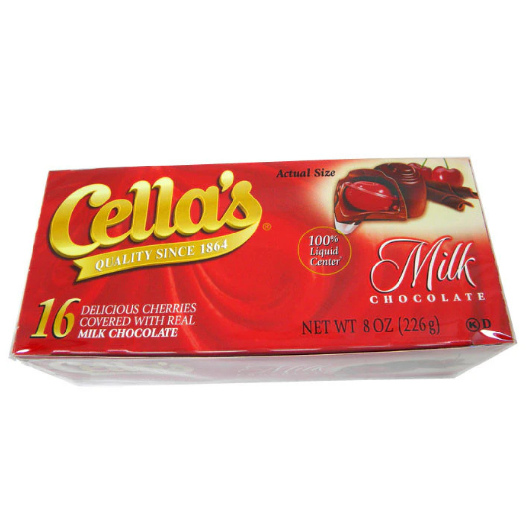 Cellas Milk Chocolate Covered Cherries 8oz. | BlairCandy.com
