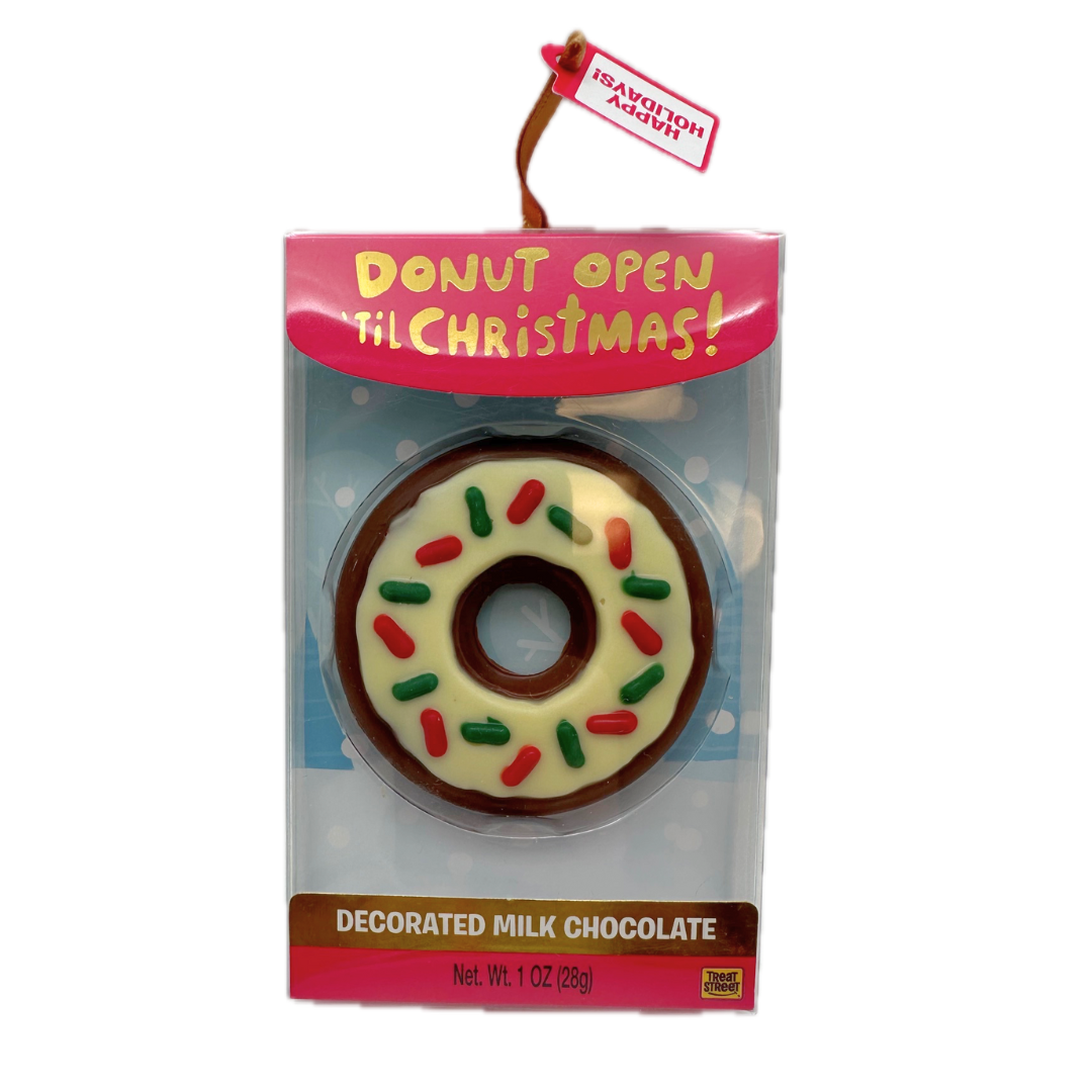 Milk Chocolate Donut Ornament - 1oz