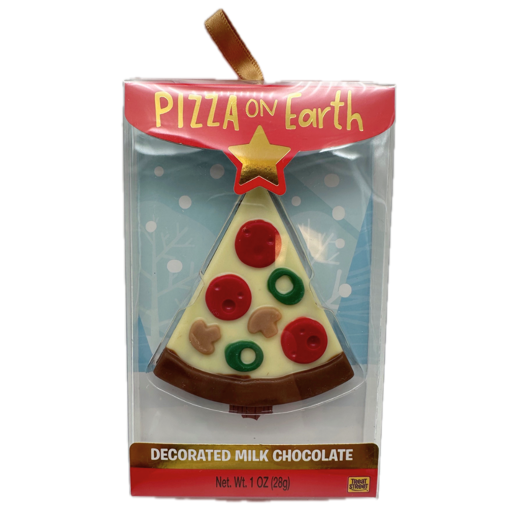 Milk Chocolate Pizza Ornament - 1oz