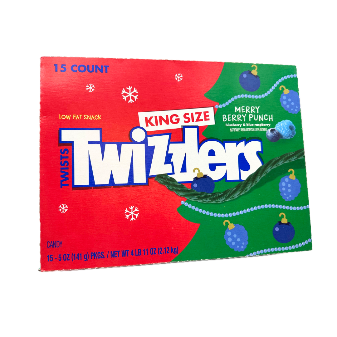 Twizzlers Merry Berry Punch King Size Twists - 5oz / 15ct
