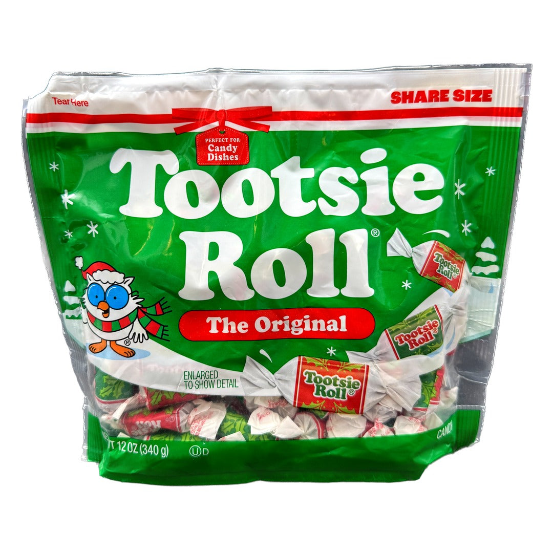 Tootsie Roll Original Christmas Wrapped Rolls - 12oz