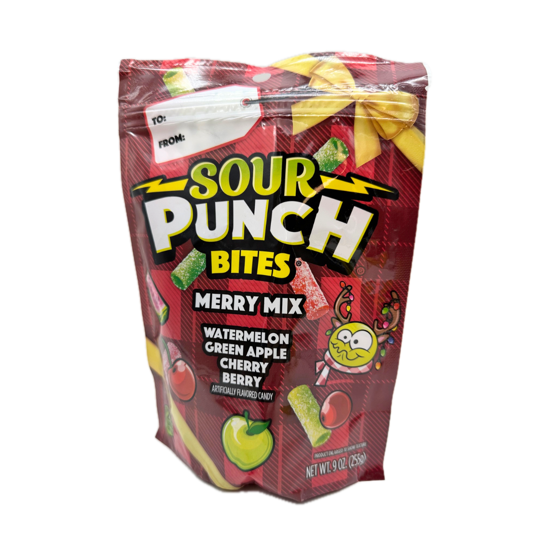 Sour Punch Bites Merry Mix - 9oz