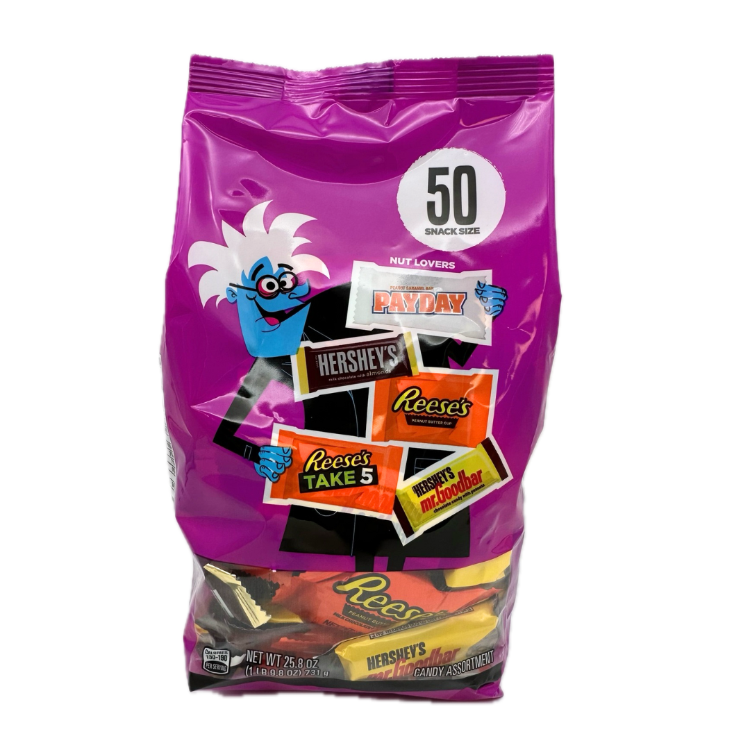 Hershey's Nuts About Nuts Mix 50 Count