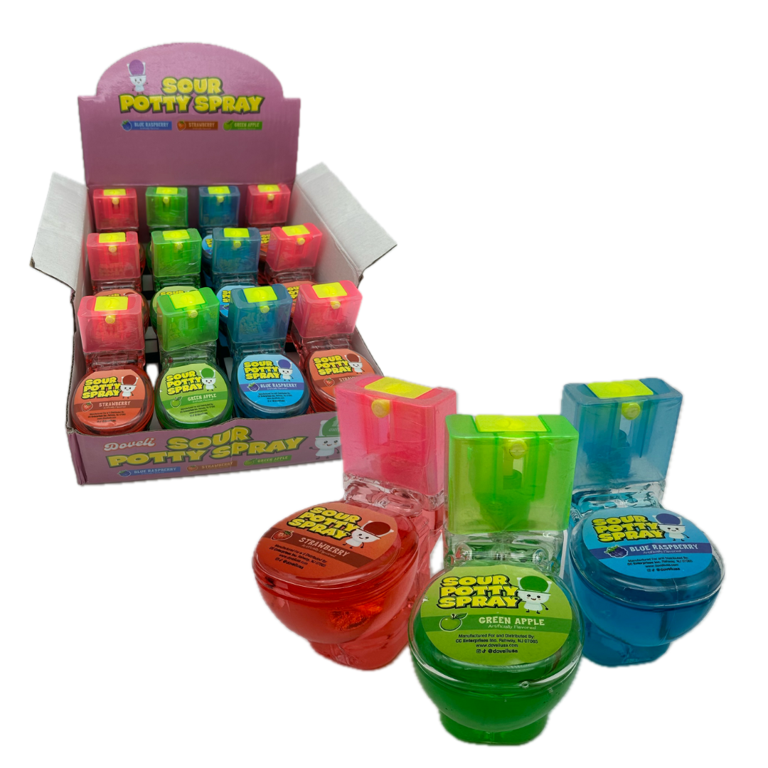 Sour Potty Spray Candy - 12ct