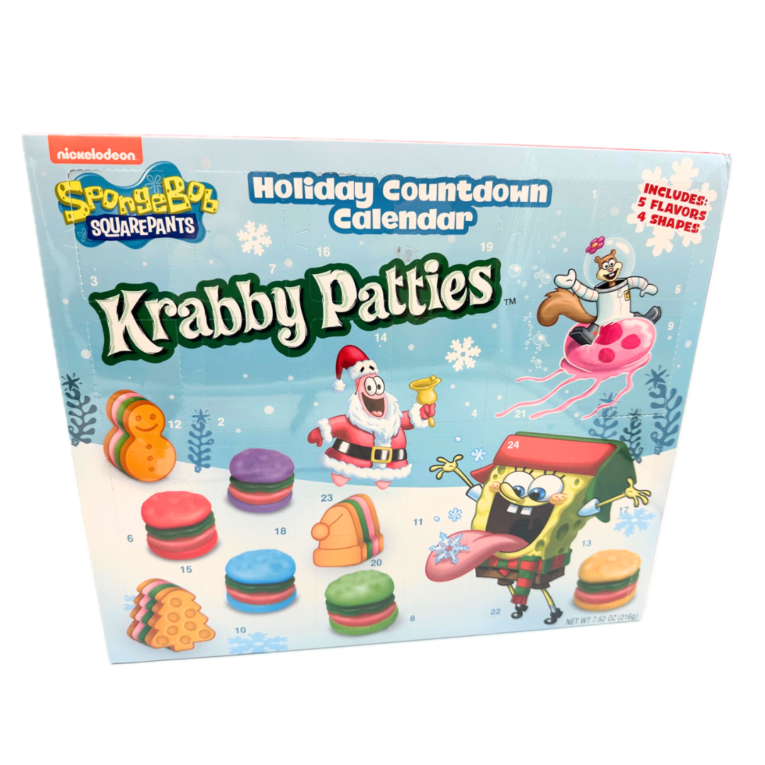 SpongeBob Krabby Patty Holiday Countdown Calendar - 7.62oz