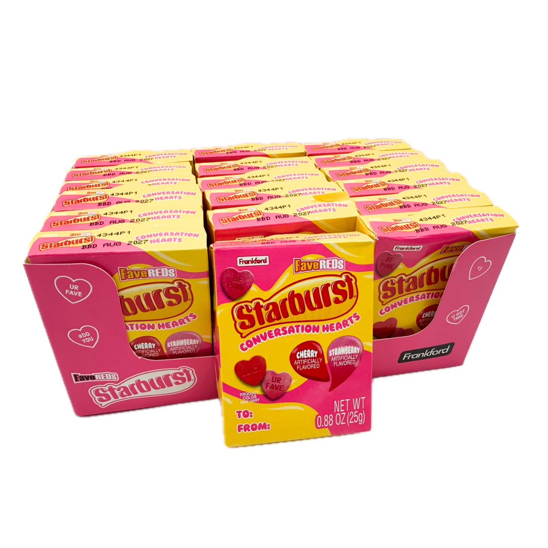Starburst Fave Reds Conversation Hearts - 0.88oz / 18ct