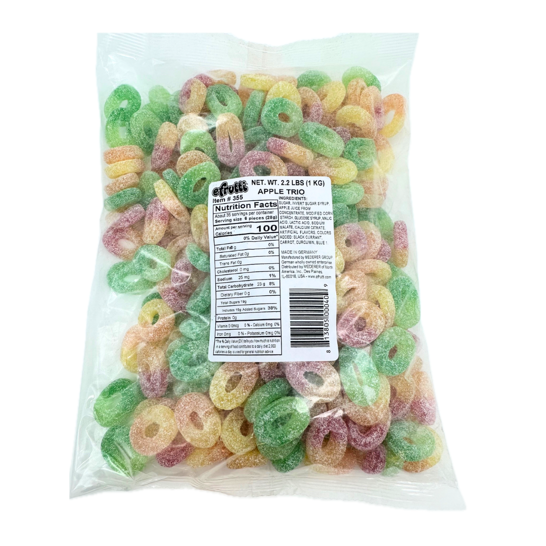 efrutti Gummi Apple Trio - 2.2lb