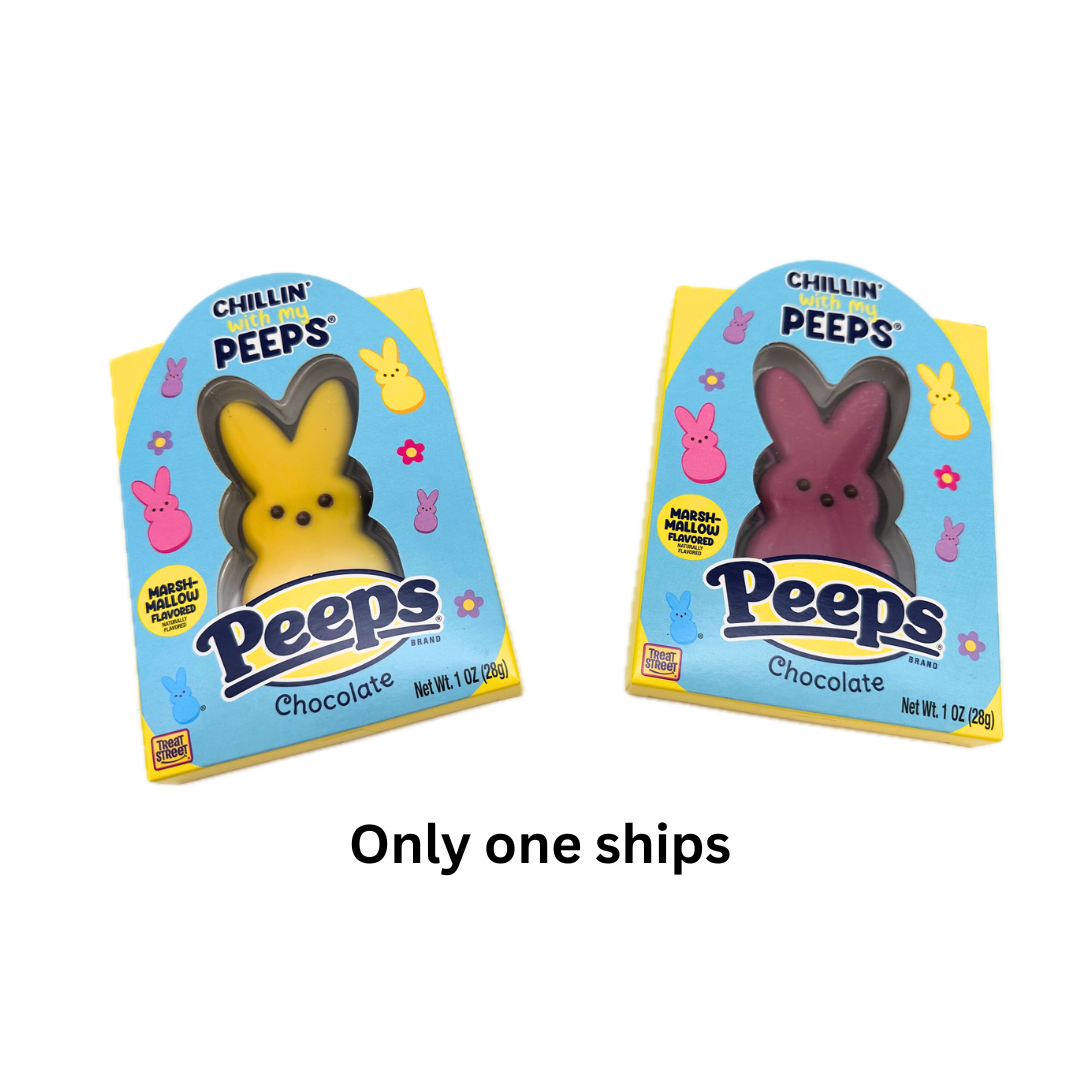 PEEPS Marshmallow Flavored Chocolate Bunny - 1oz
