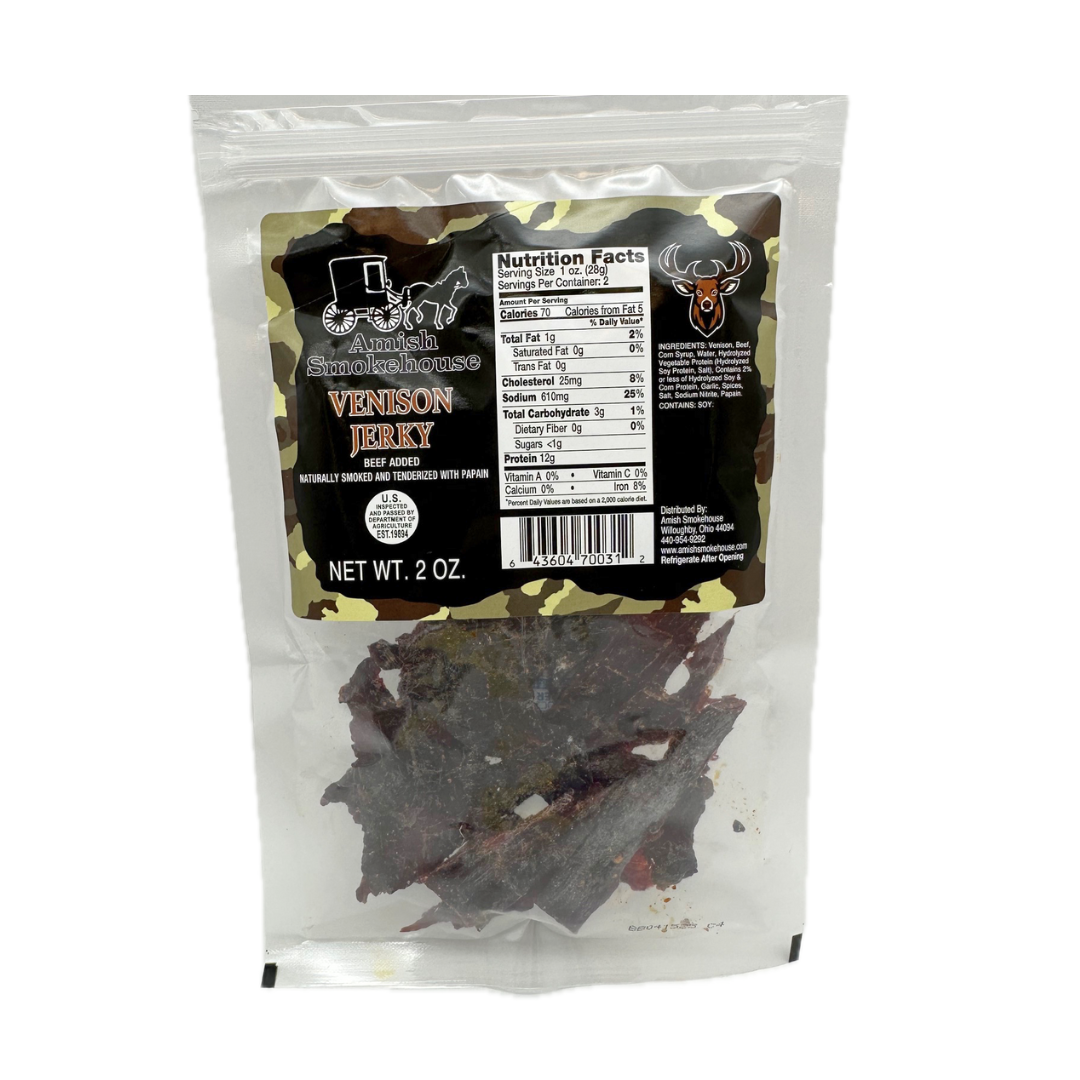 Amish Smokehouse Venison Jerky - 2oz