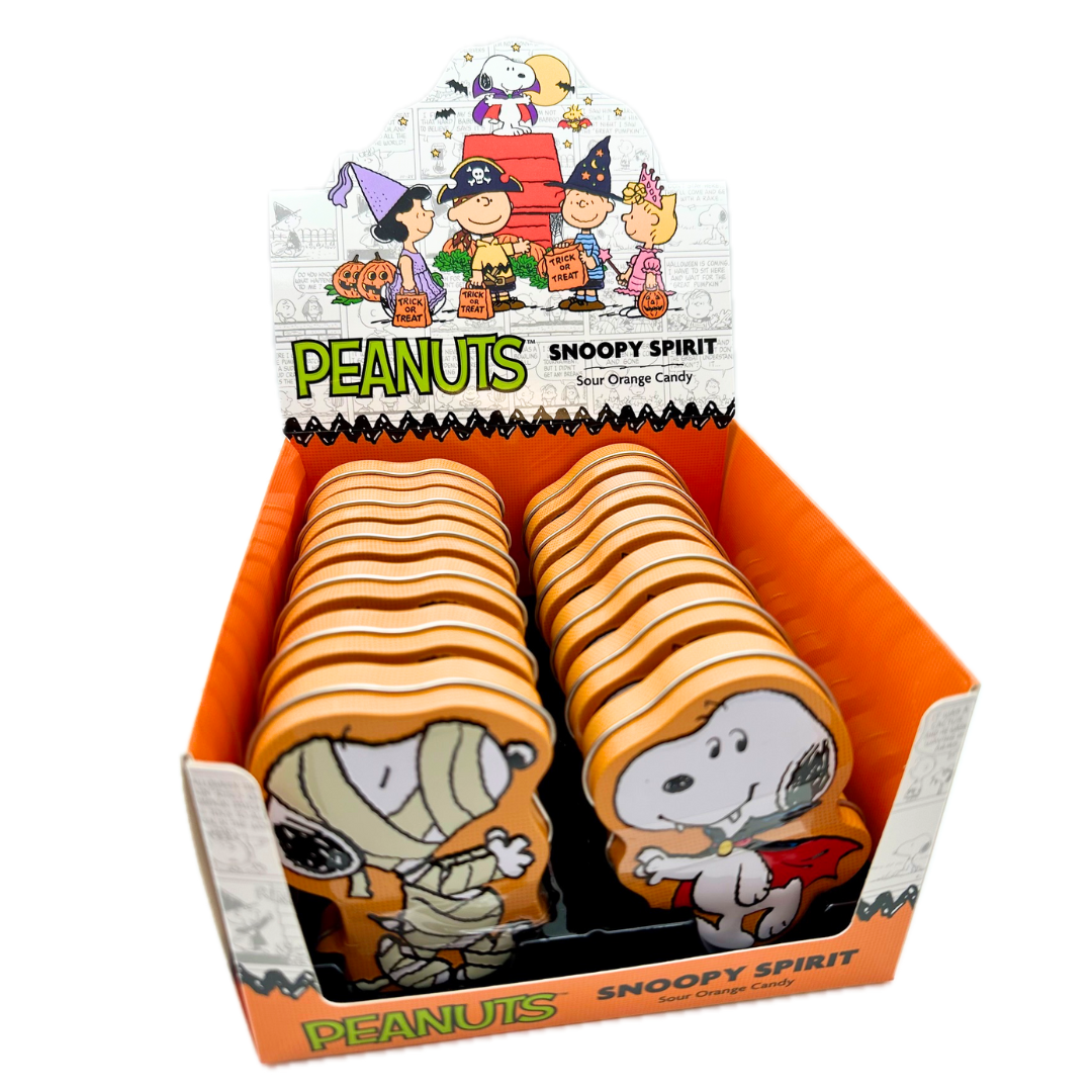Peanuts Snoopy Halloween Spirit Tin - 12ct