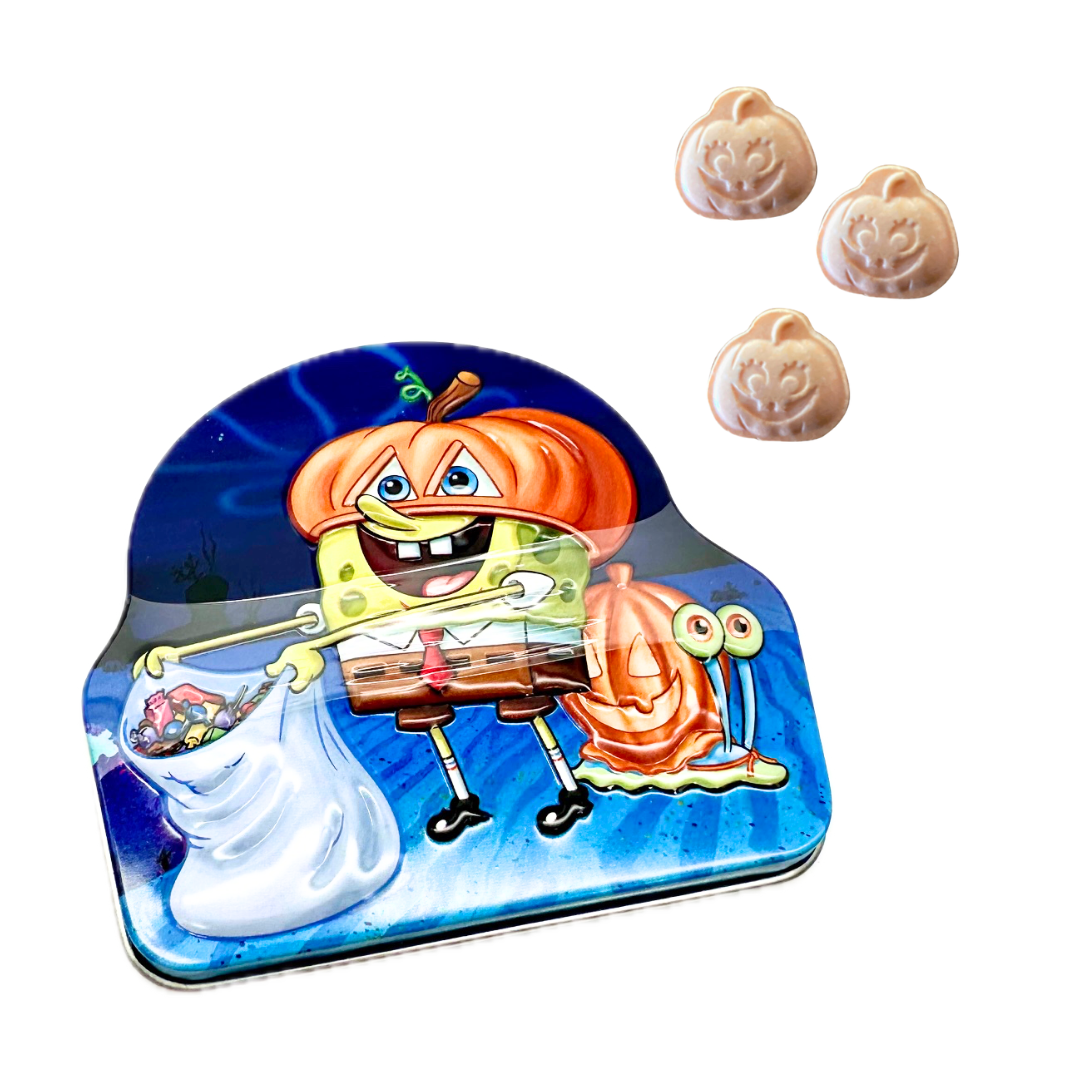 SpongeBob SquarePants Spooky Citrus Sours Tins - 12ct