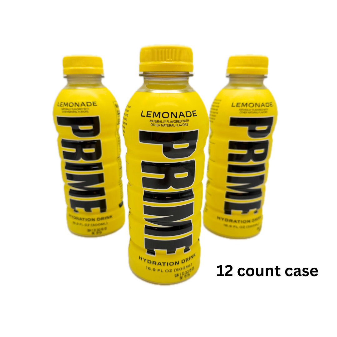 Prime Hydration Drink Lemonade - 16.9oz / 12ct