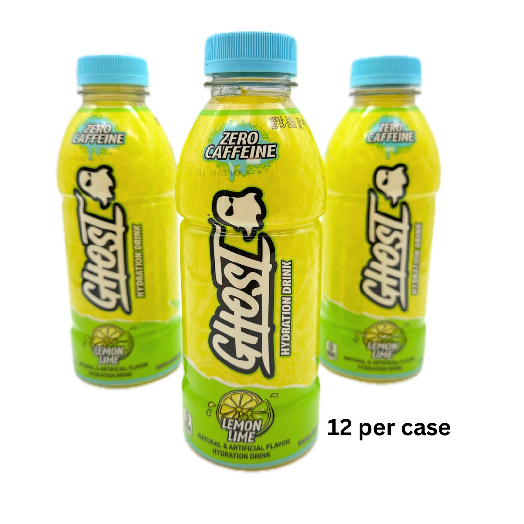 Ghost Hydration Drink Lemon Lime - 16.9oz / 12ct