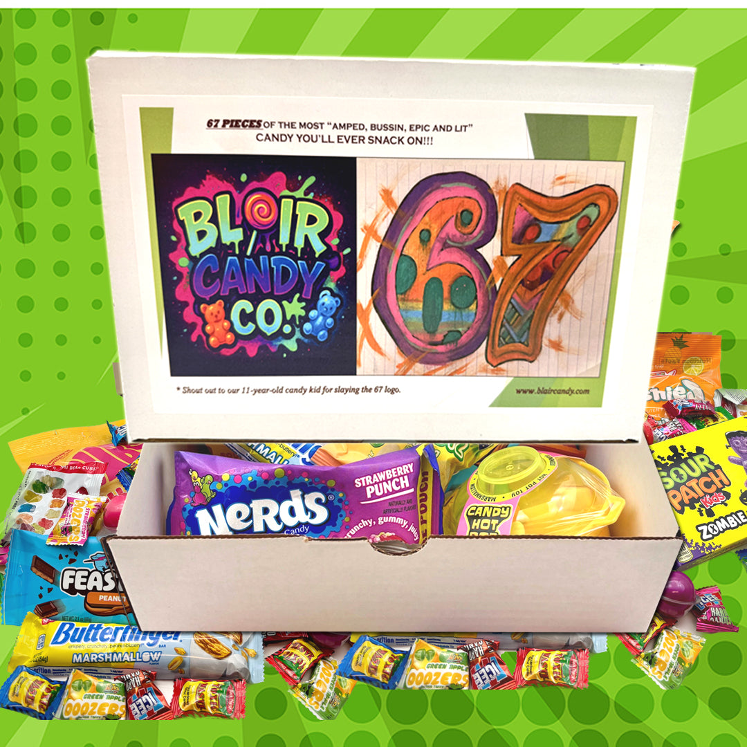 6 7 Candy Box of Fun - 67pc