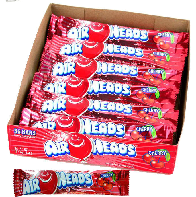Airheads Cherry Taffy - 0.55oz / 36ct