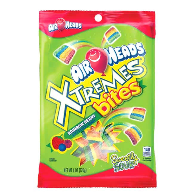 Airheads Xtremes Bites Rainbow Berry 6oz