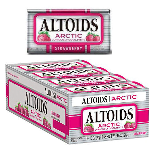 Altoids Artic Strawberry Sugarfree Mints - 1.2oz / 8ct