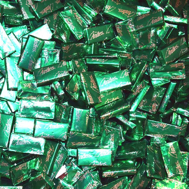 Andes Creme De Menthe Thin 20lb Bulk Box