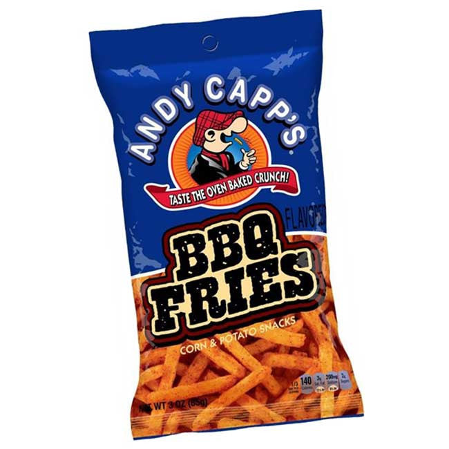 Andy Capp Fries BBQ 3oz Bag