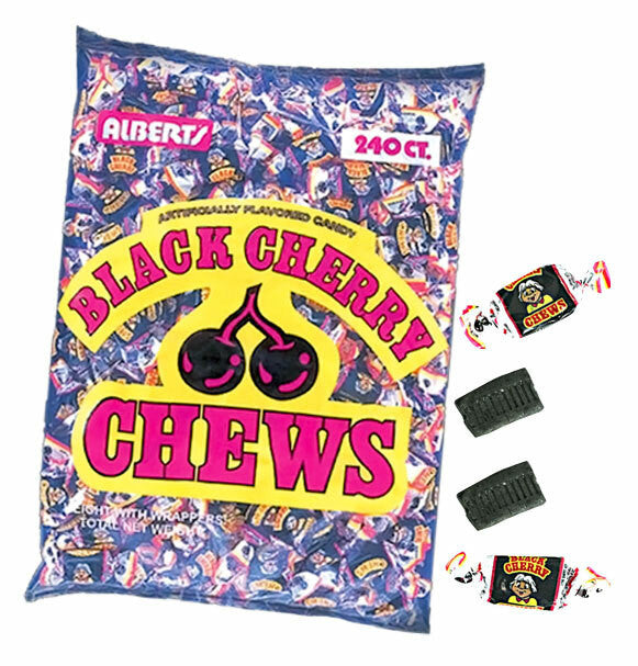 Alberts Black Cherry Chews 240 Count